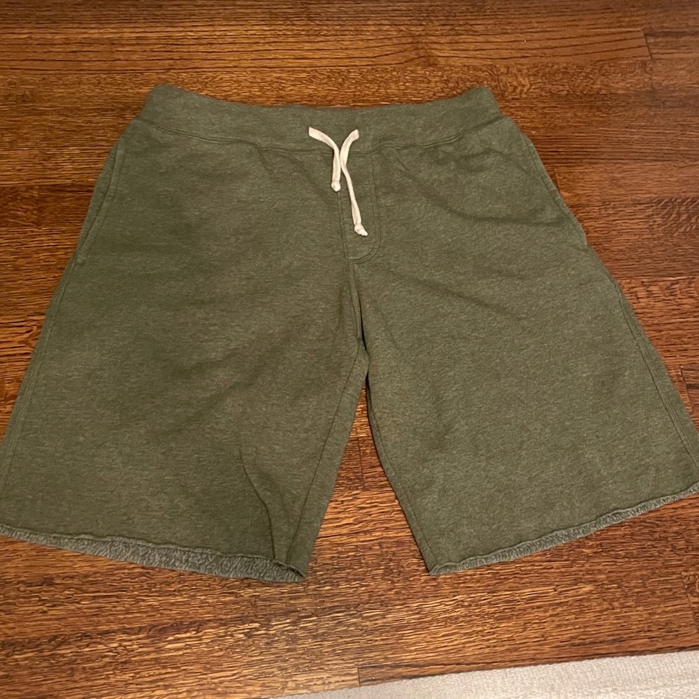 Barney’s Co-op Green Cotton Mix sweat Shorts M
